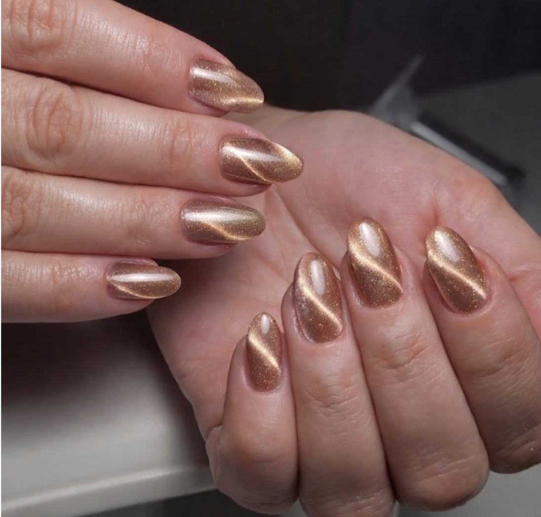 Cat Eye nail styling by Hope Studio Nails
