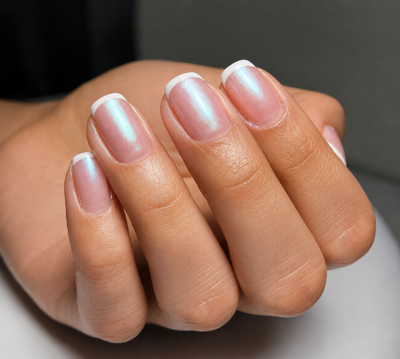 Chrome nail styling by Hope Studio Nails