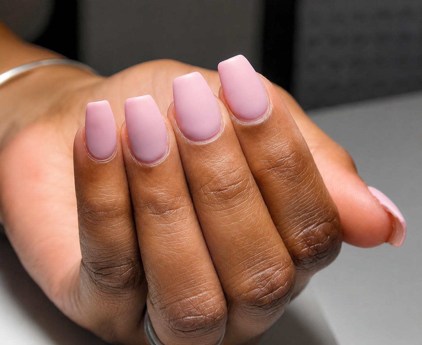 Matte nail styling by Hope Studio Nails